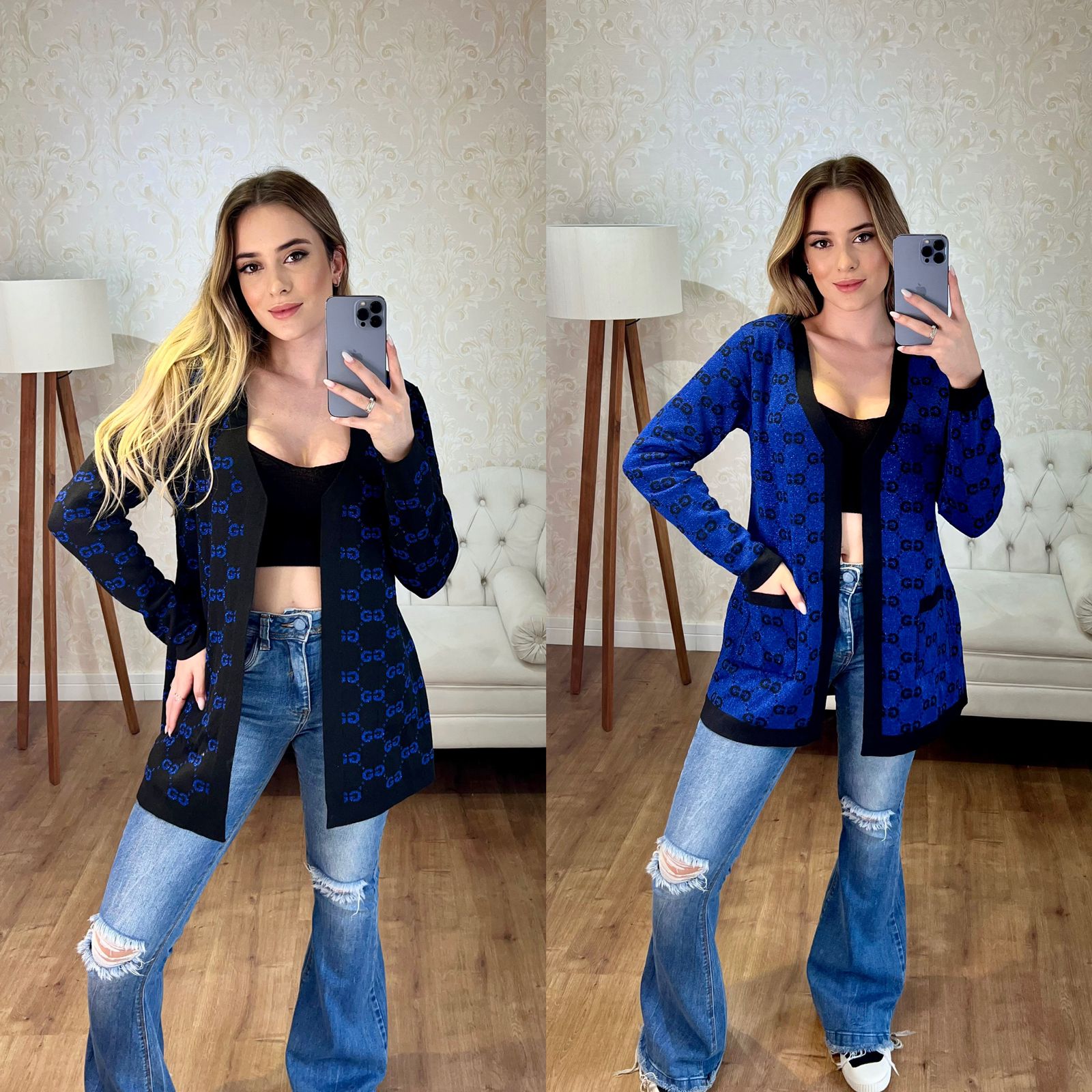 Maxi Graça - lurex dupla face