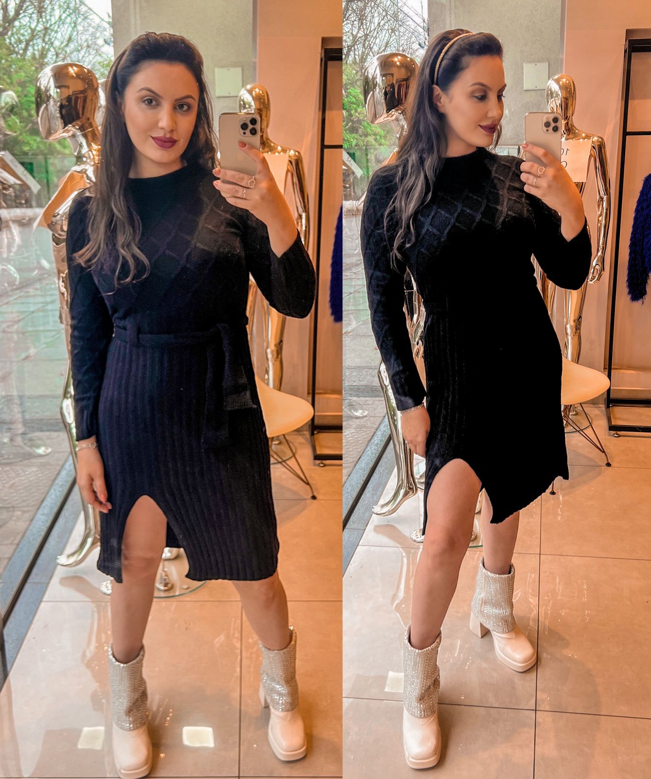 Vestido Selma - mousse cinto