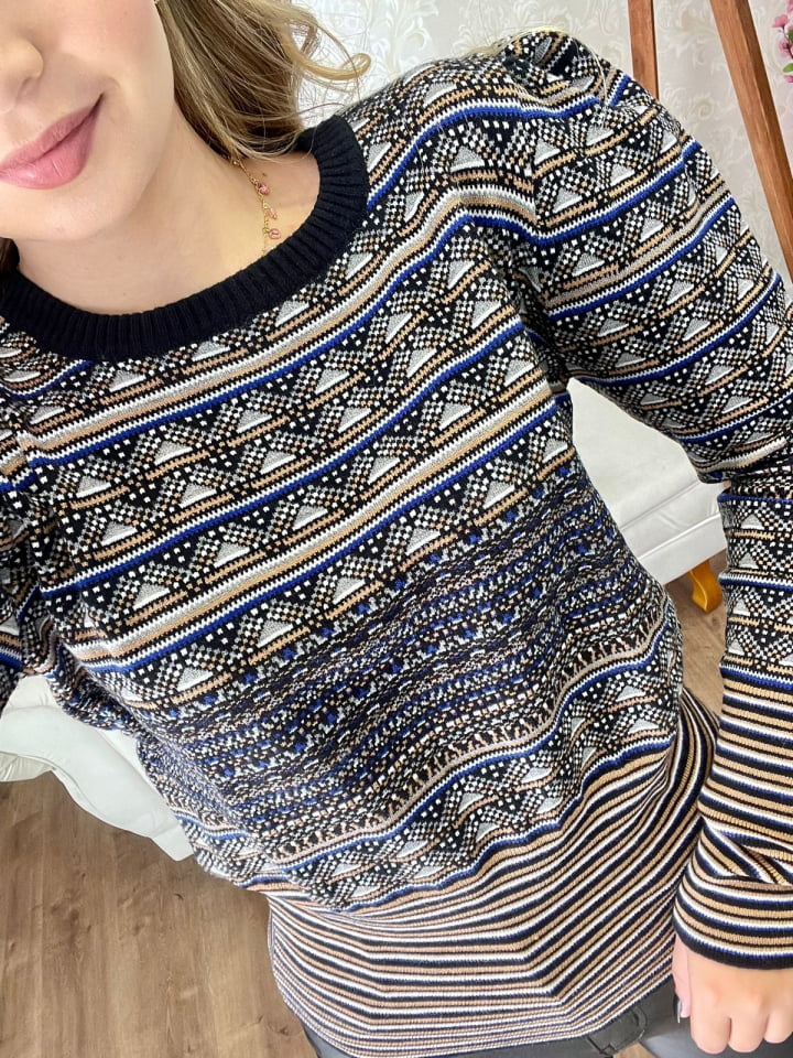 Bl Ariane- jacquard em cachemire