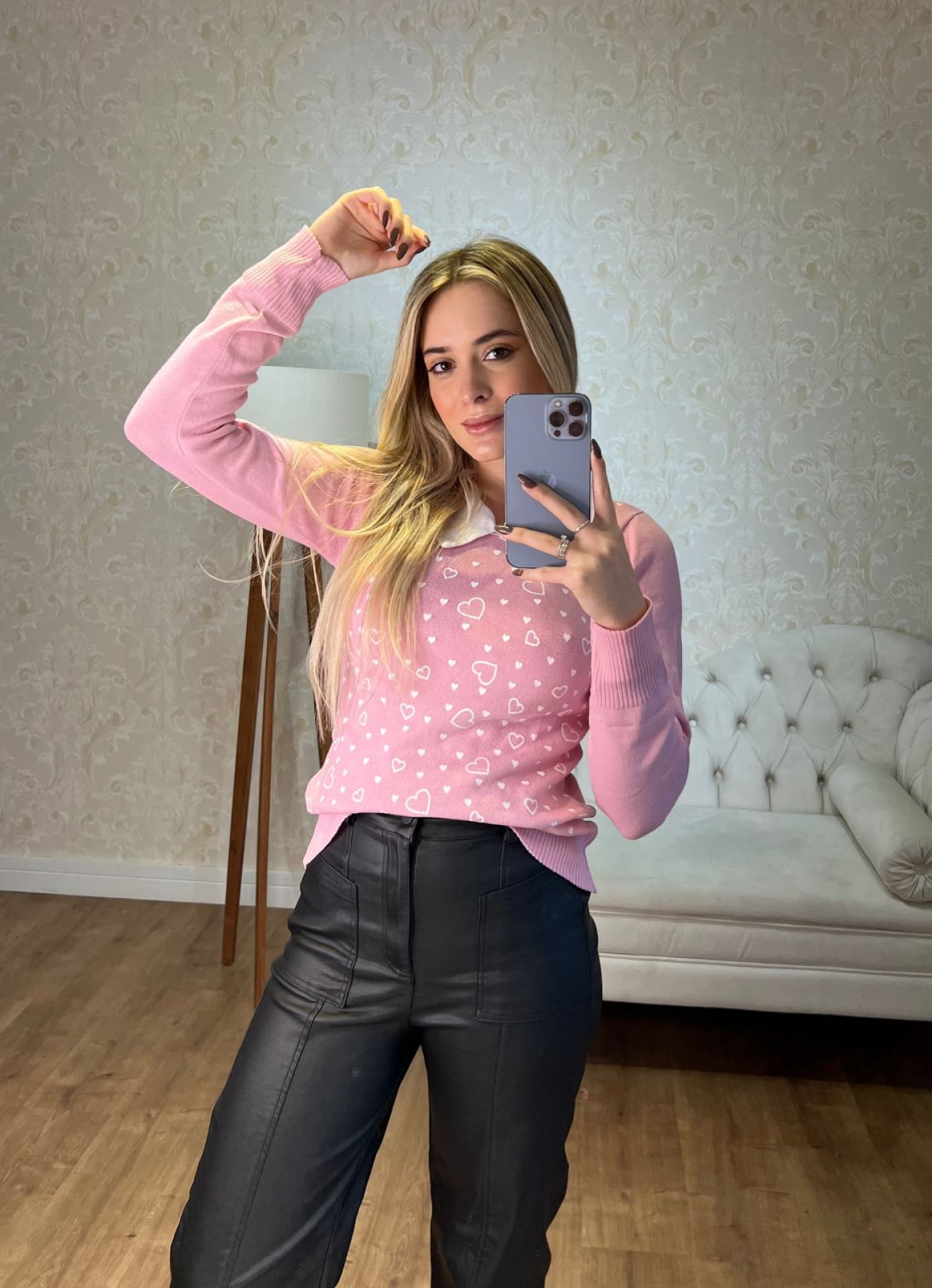 Blusa Cíntia - coração silk 
