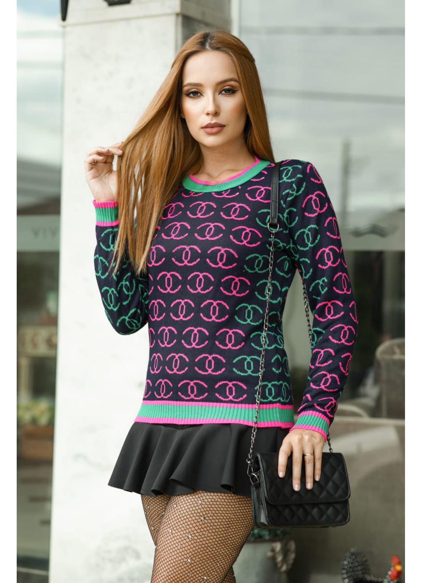 Blusa Deborah- linha jacquard