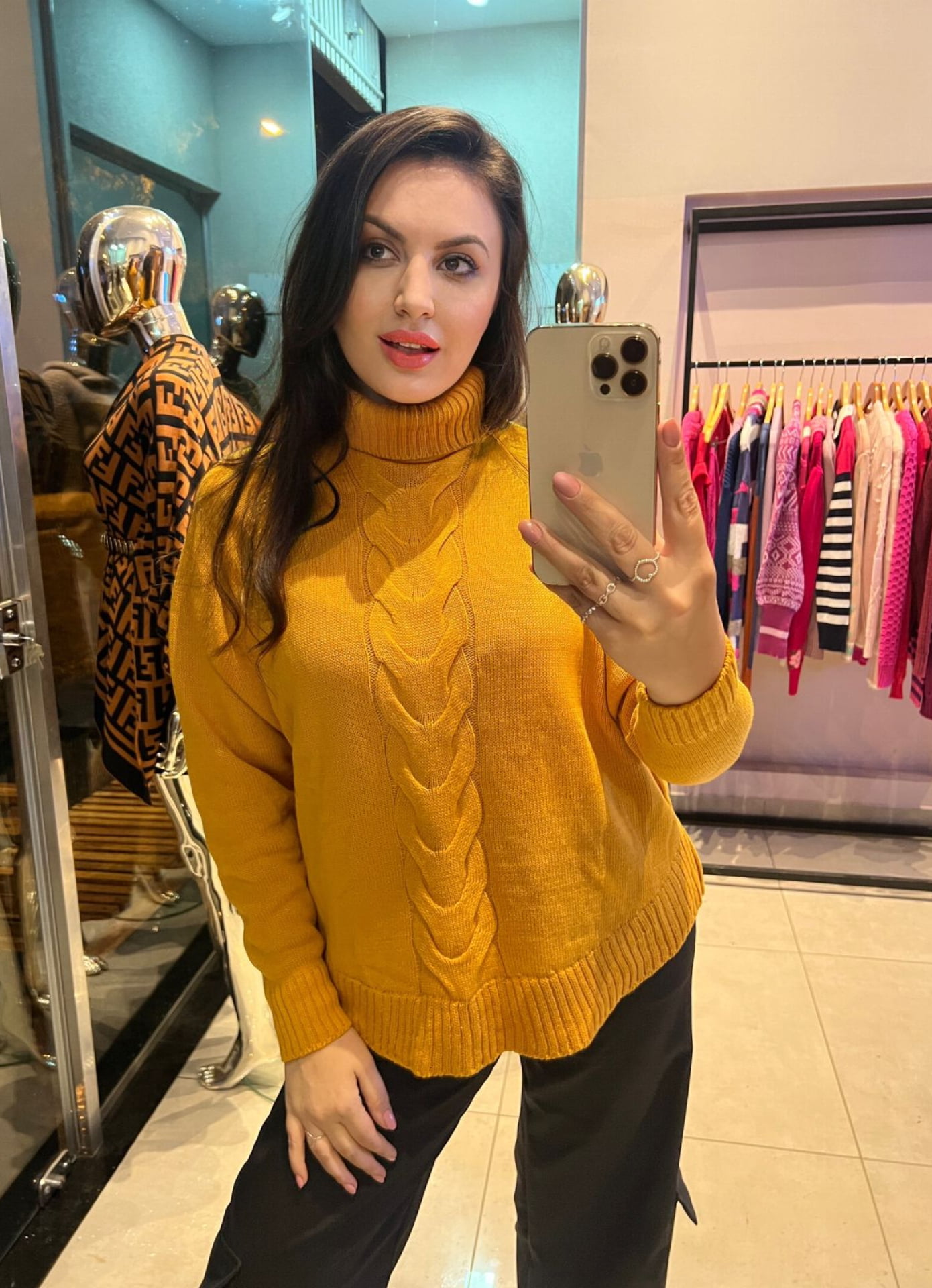 Blusa Miqueline- trança central 
