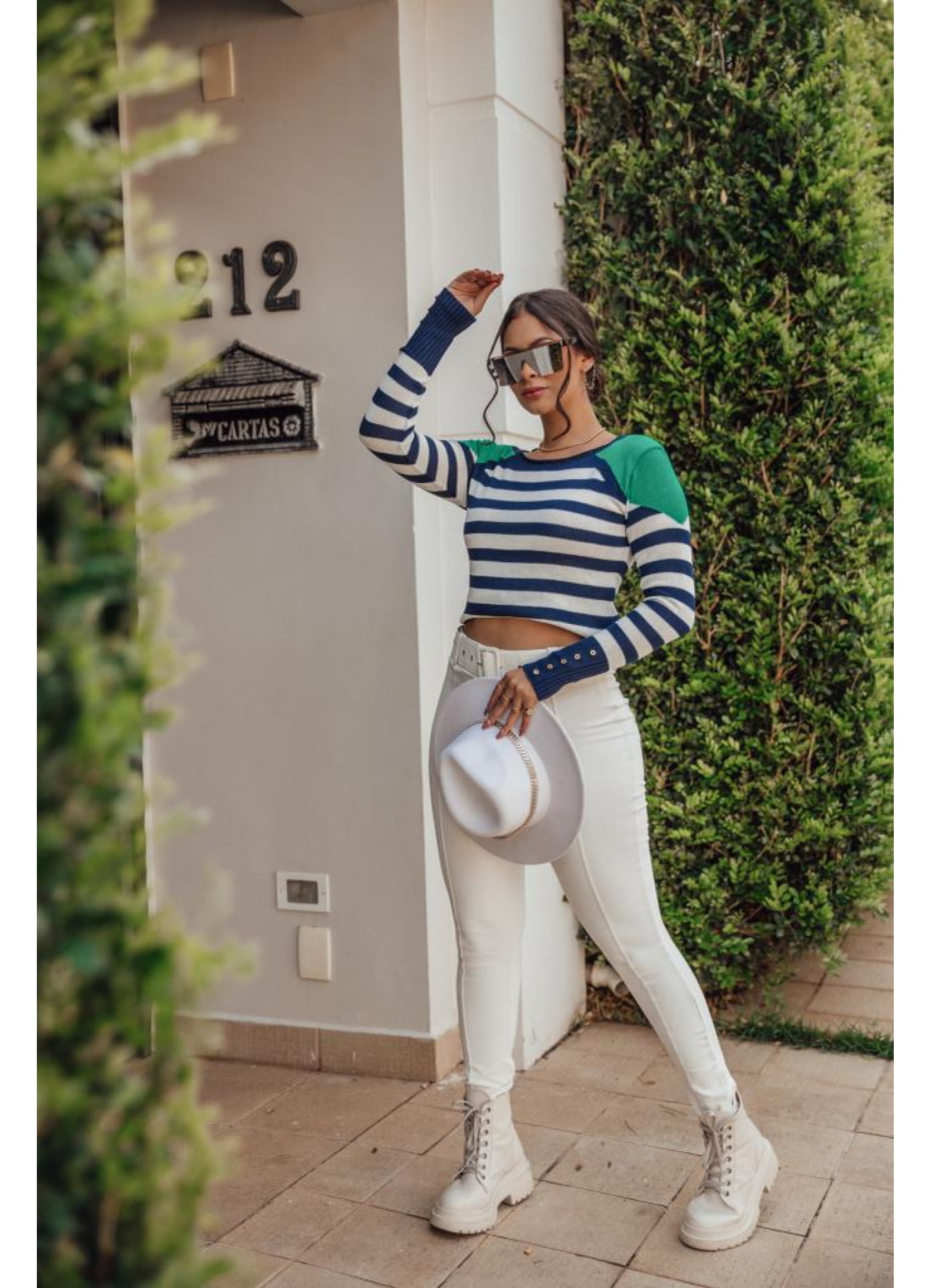 Blusa Núbia - náutica 