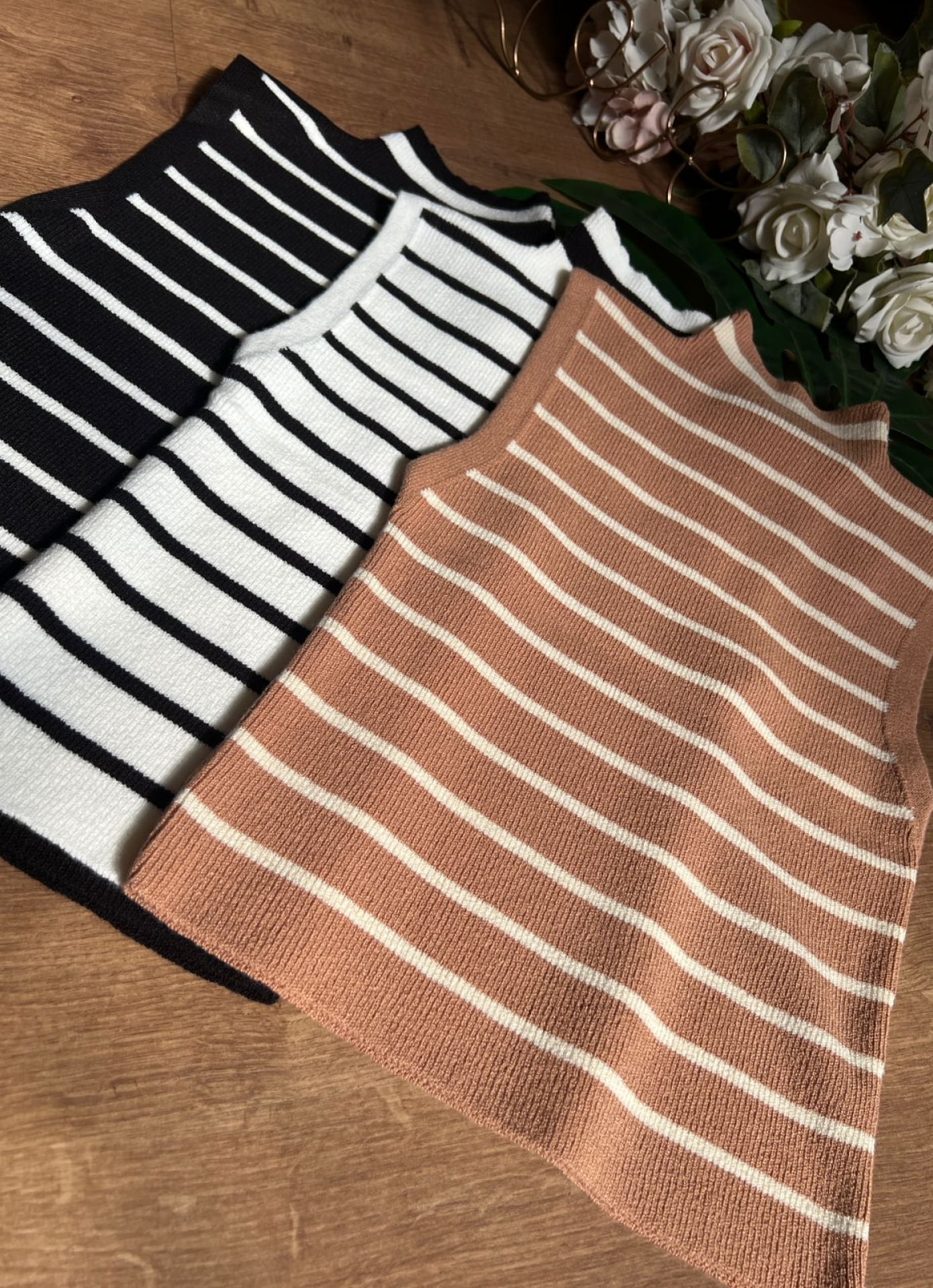 Cropped Graziele - modal listra fina