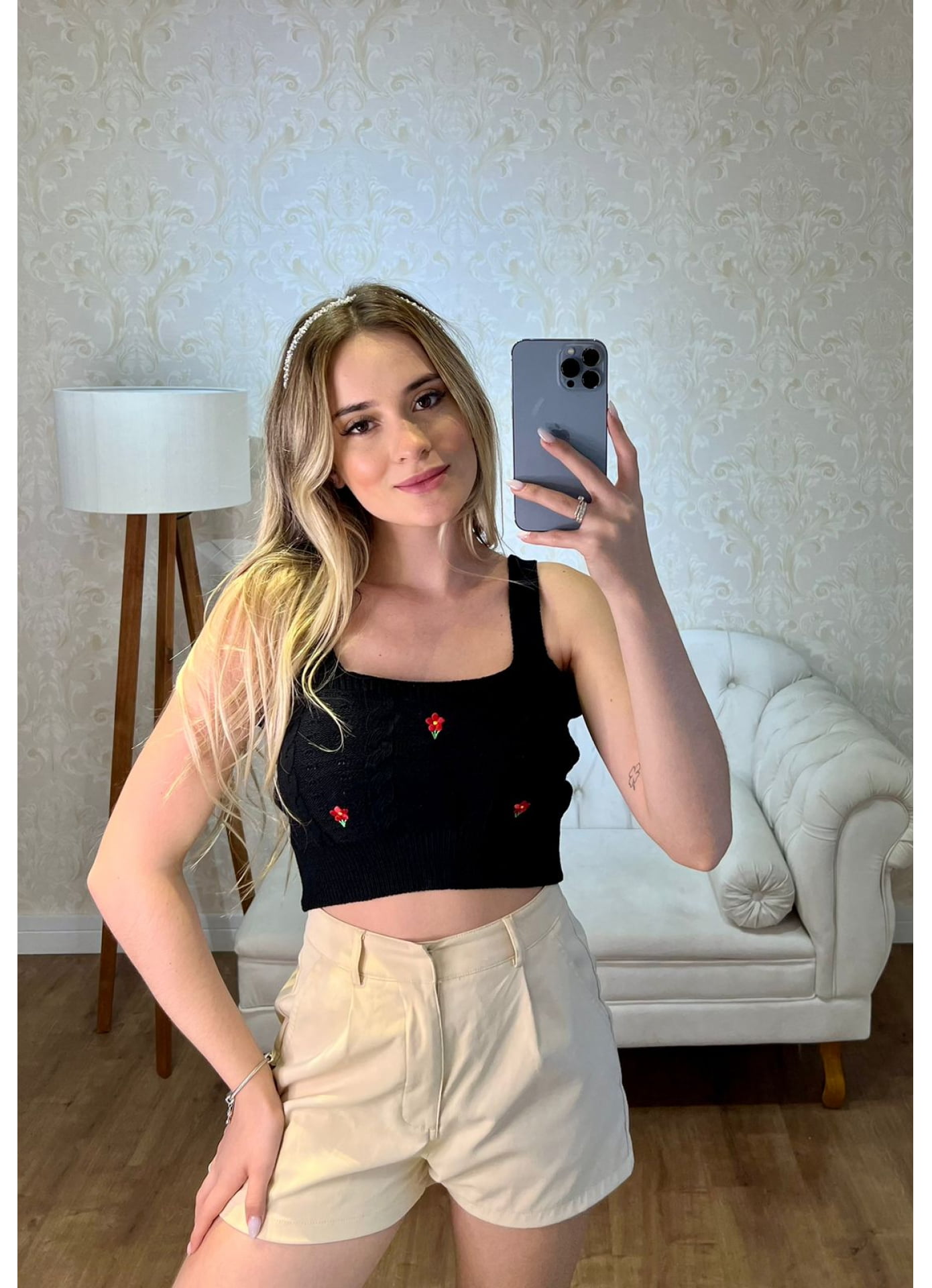 Top Jully - bordado modal