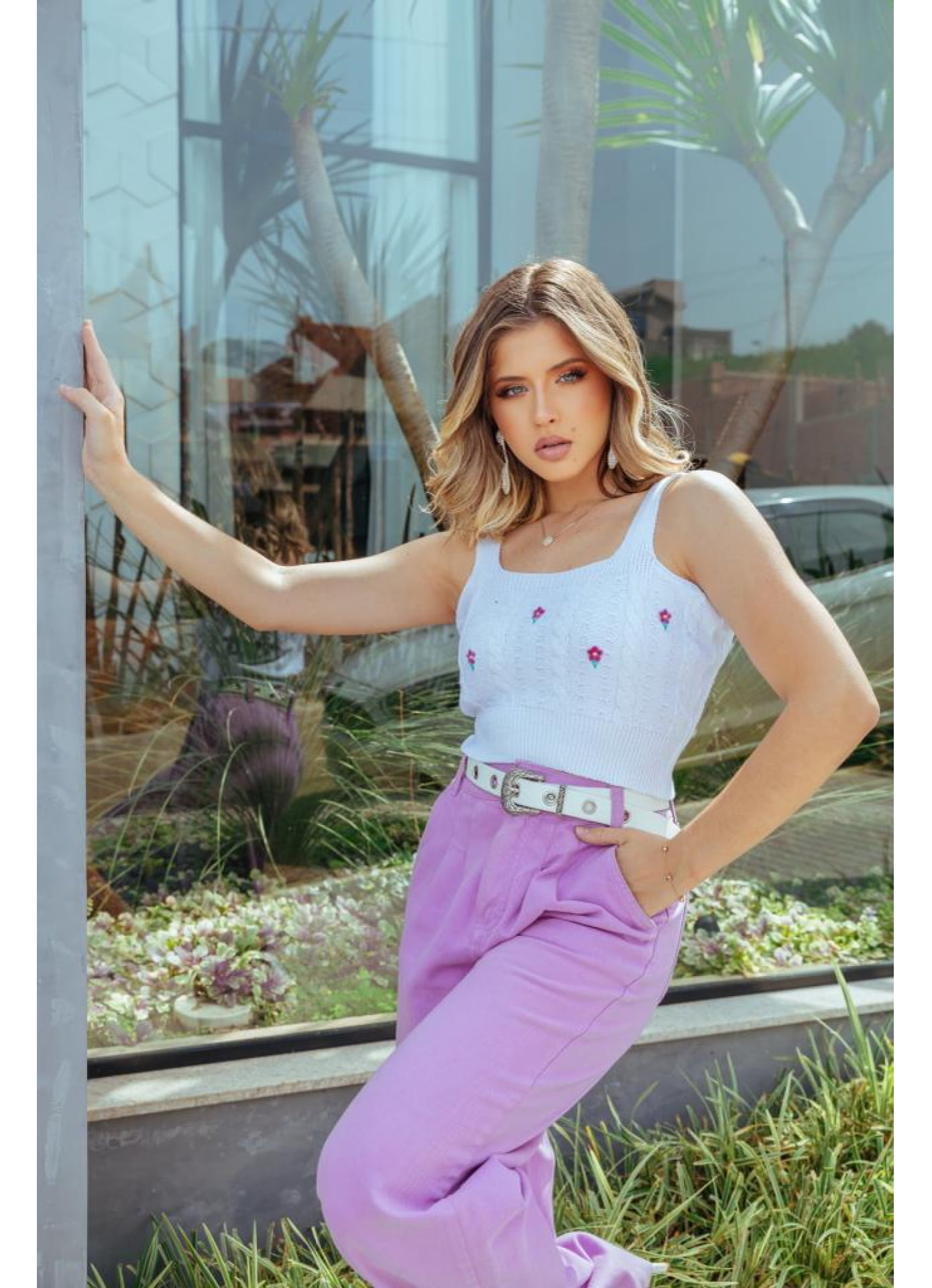 Top Jully - bordado modal