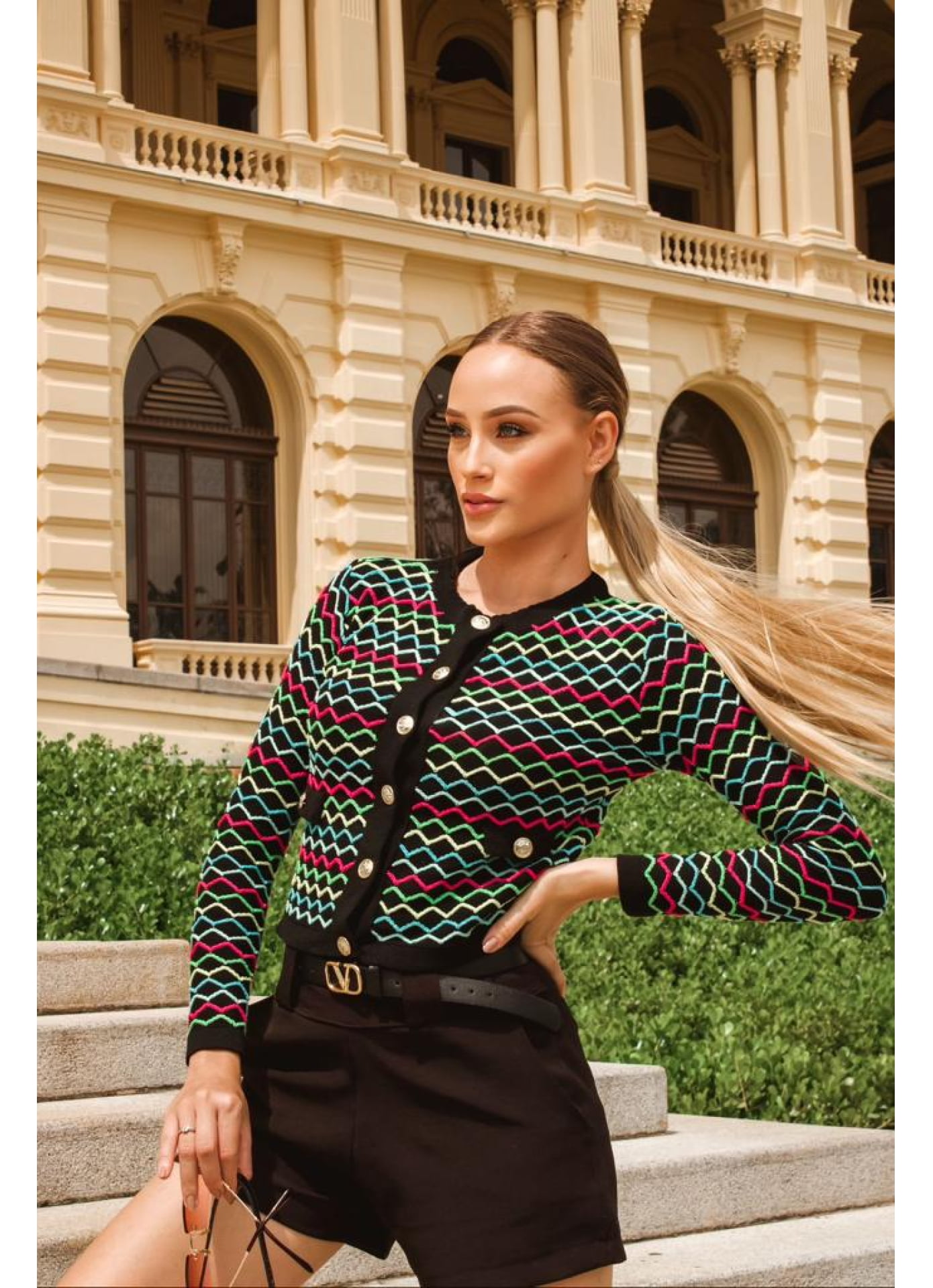 Cardigan Flávia - modal cordão