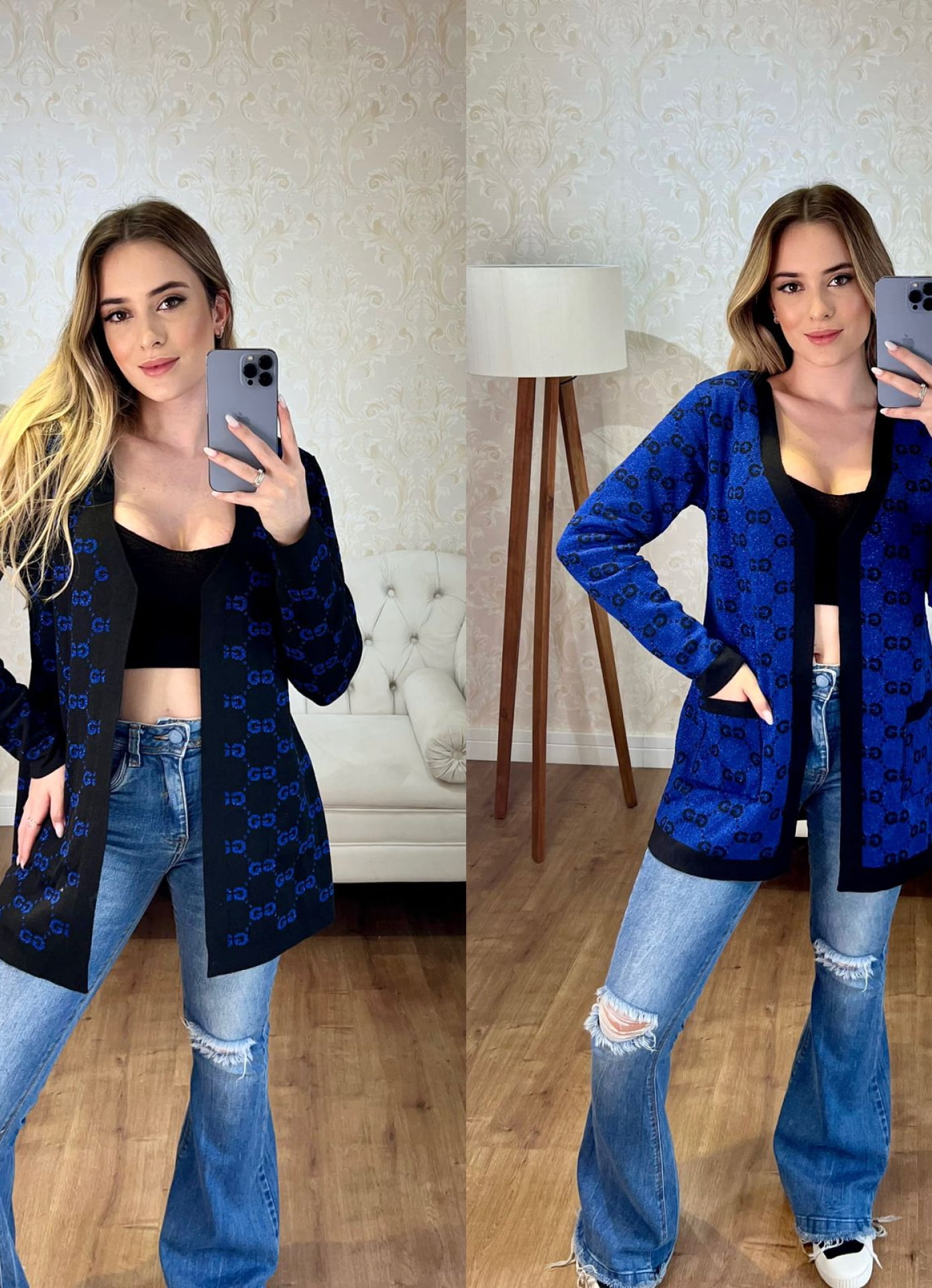 Maxi Graça - lurex dupla face