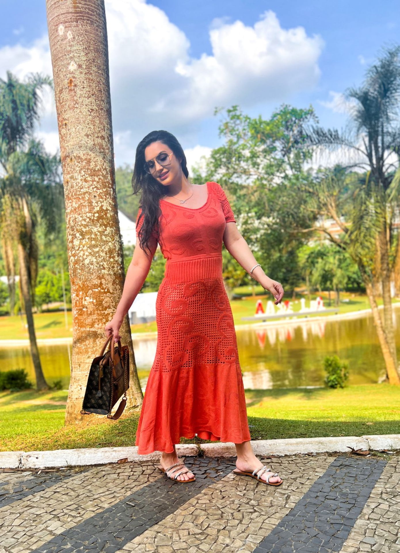 Vestido Itapema - ombro a ombro rendando