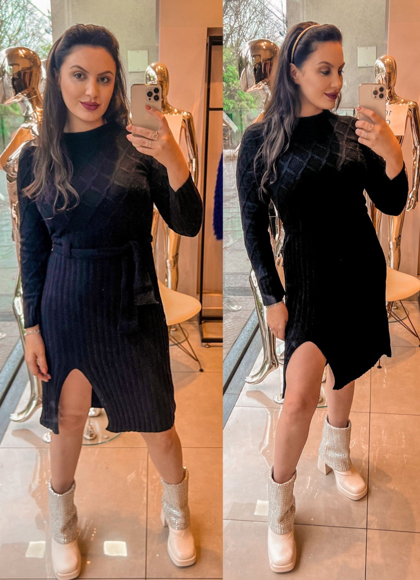 Vestido Selma - mousse cinto