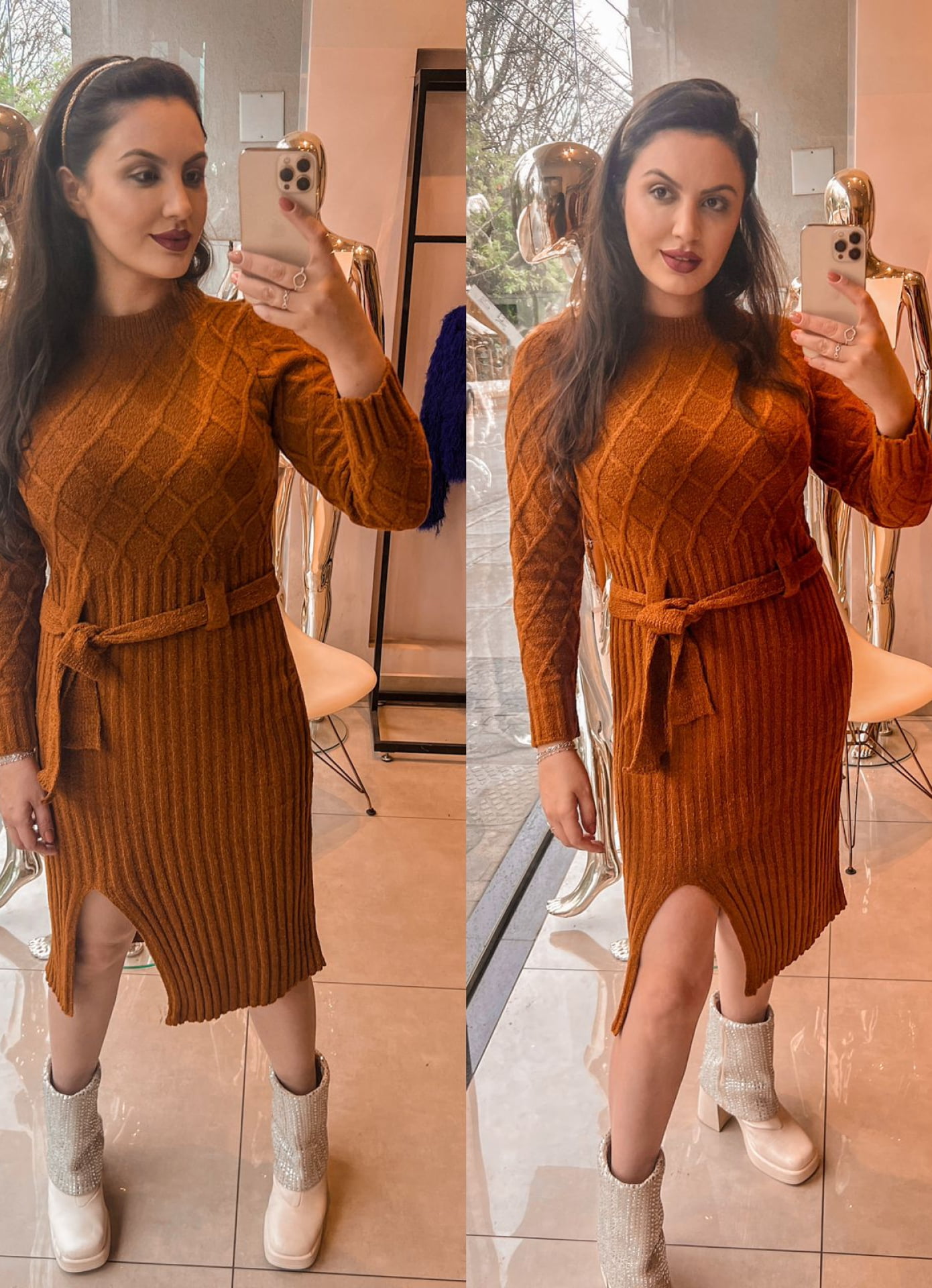 Vestido Selma - mousse cinto