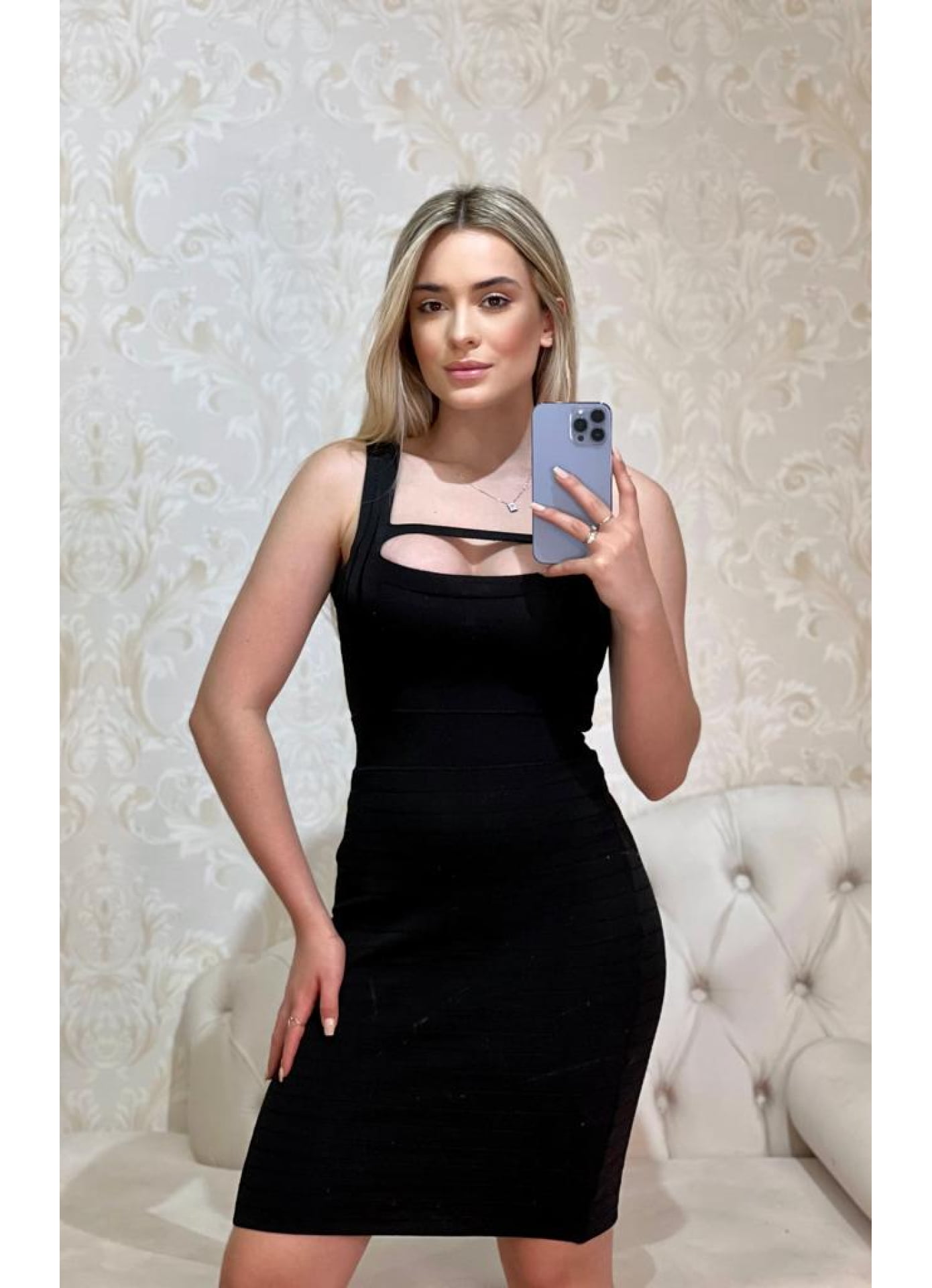 Vestido Zurique - rayon decote