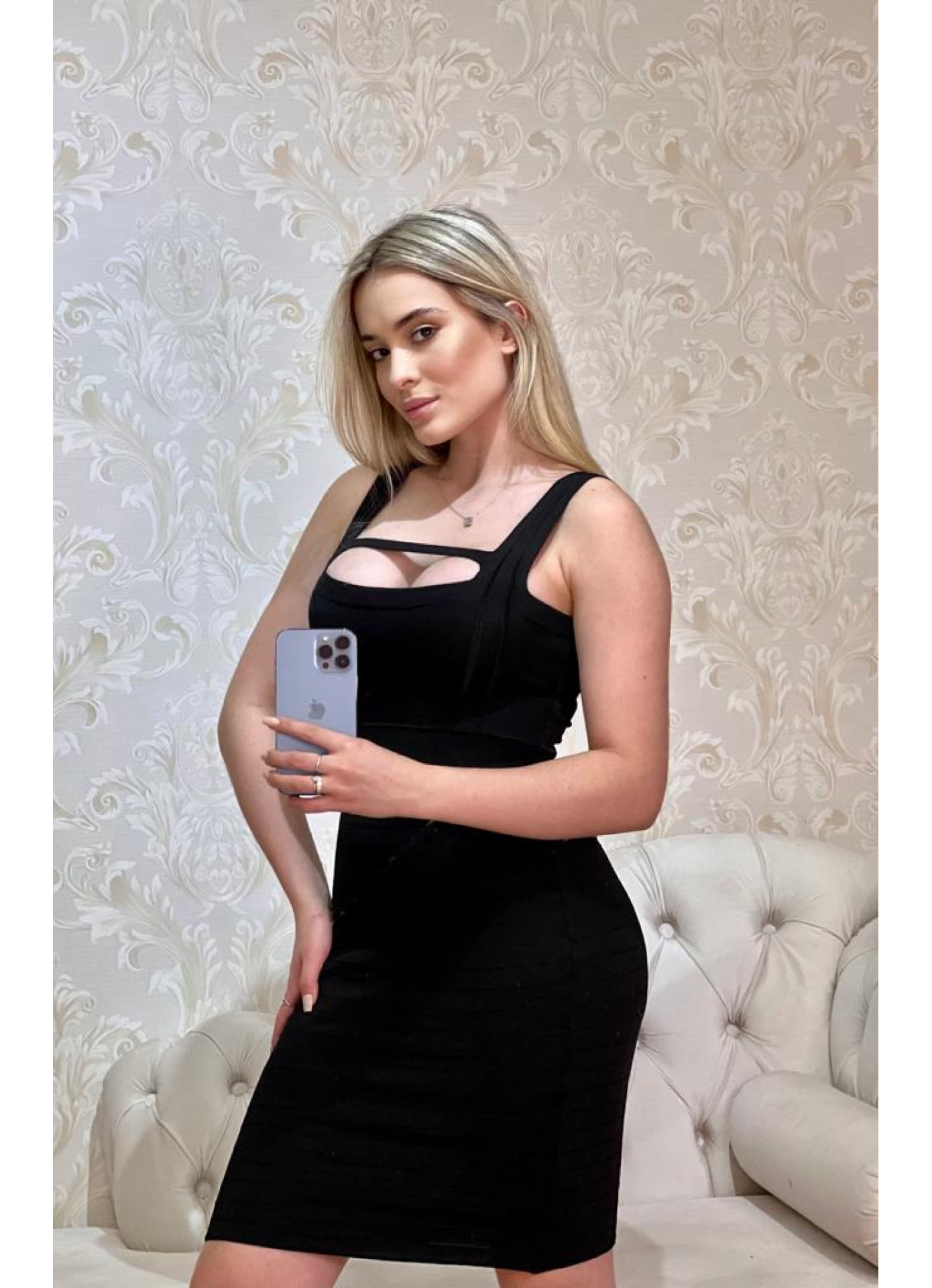 Vestido Zurique - rayon decote