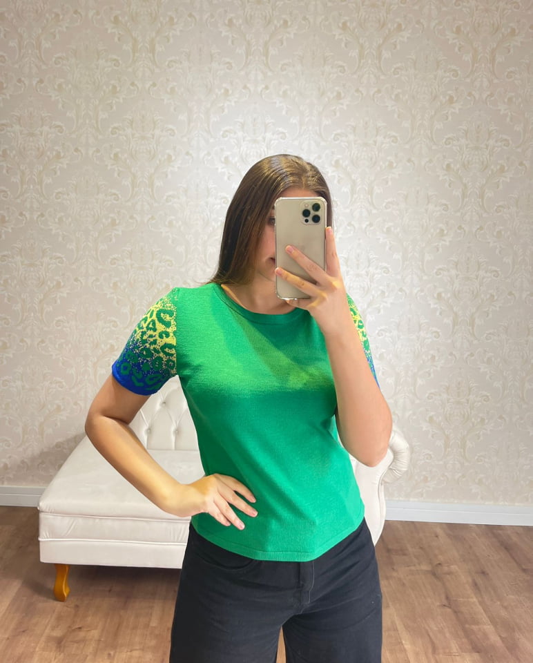 Blusa Cláudia- Brasil onça