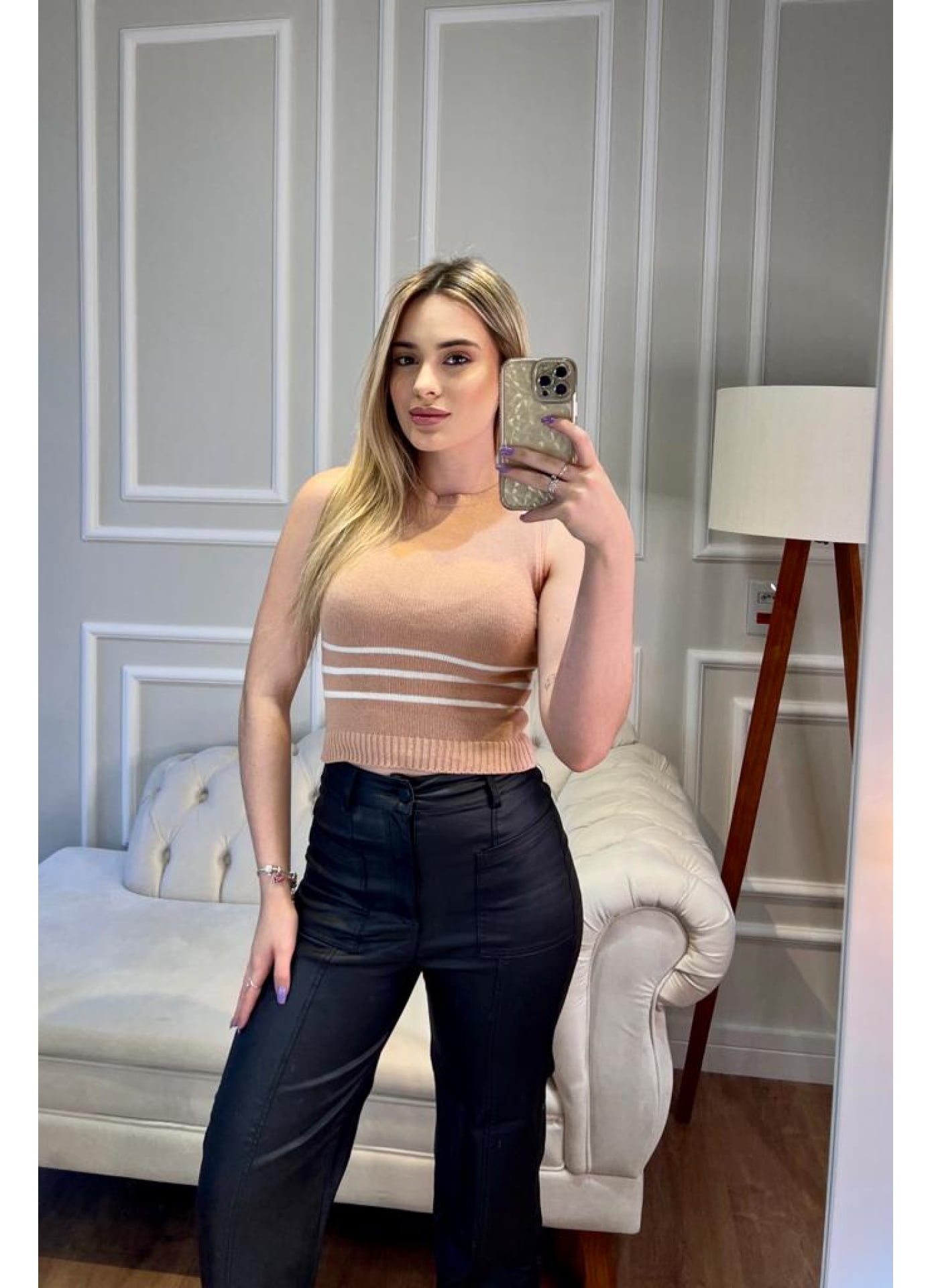 Cropped Los Angeles - listrado modal