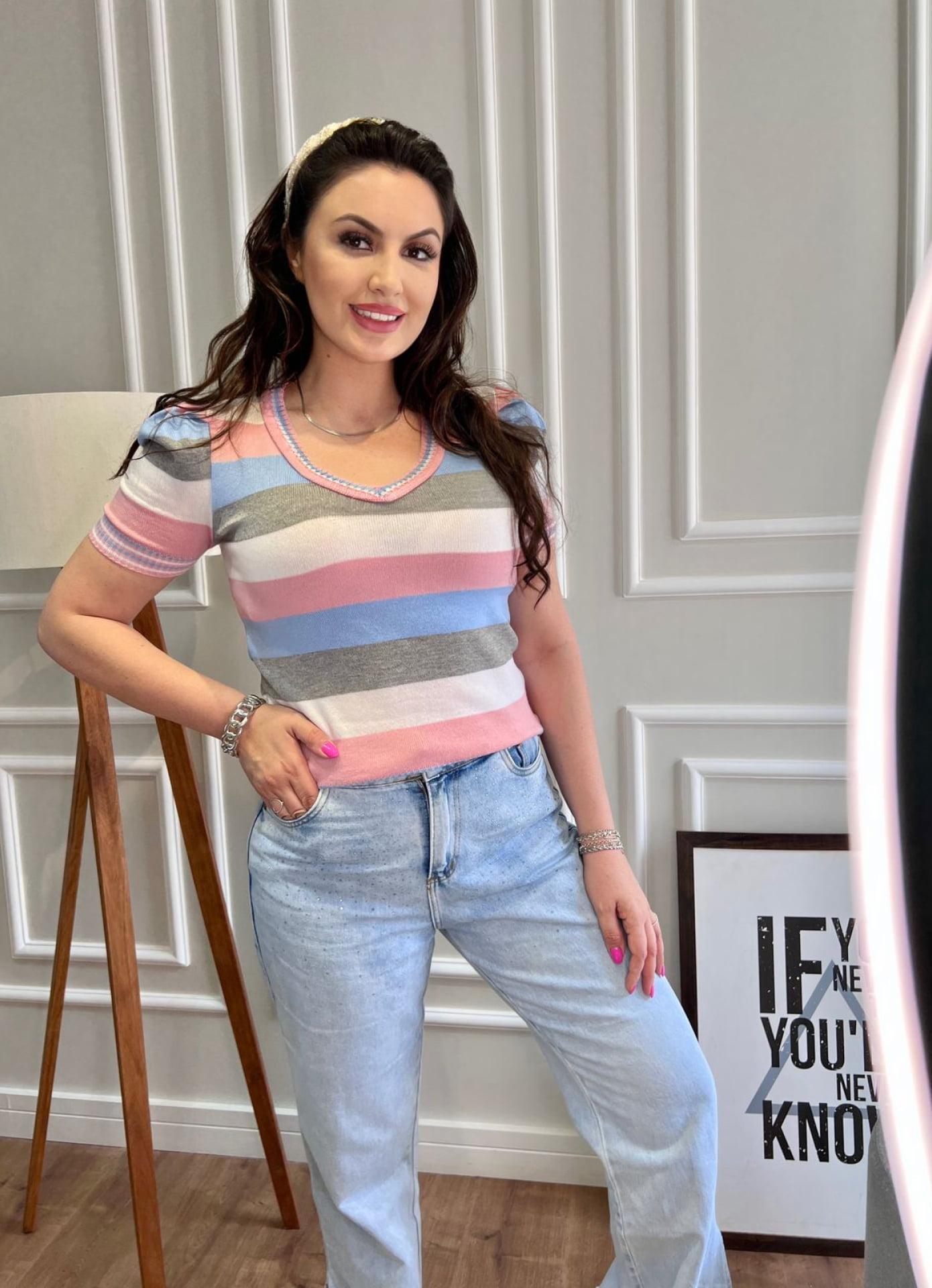Tee Concórdia - listra larga
