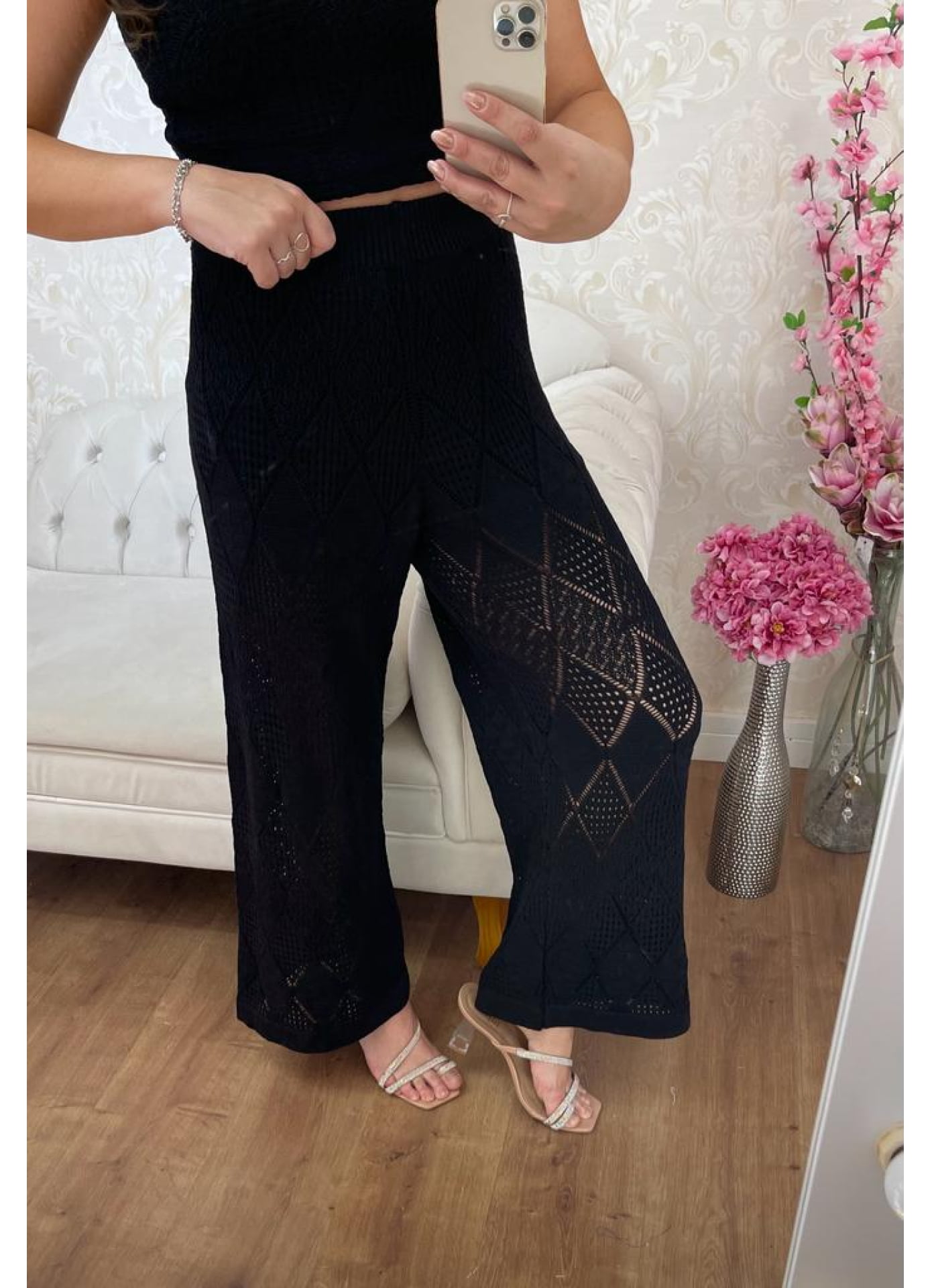 Calça Atenas - rendado modal