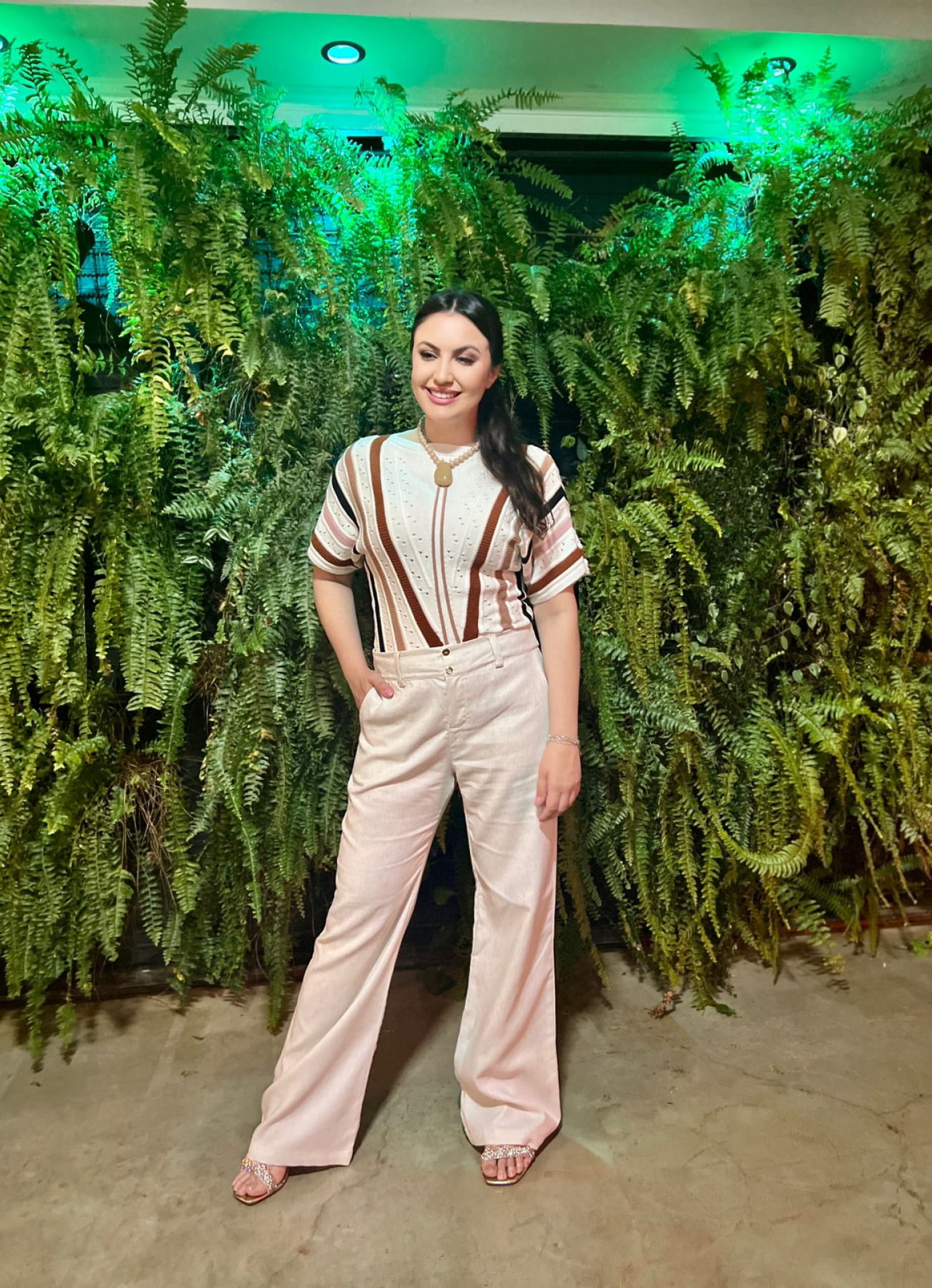 Calça Cannes - linho flare