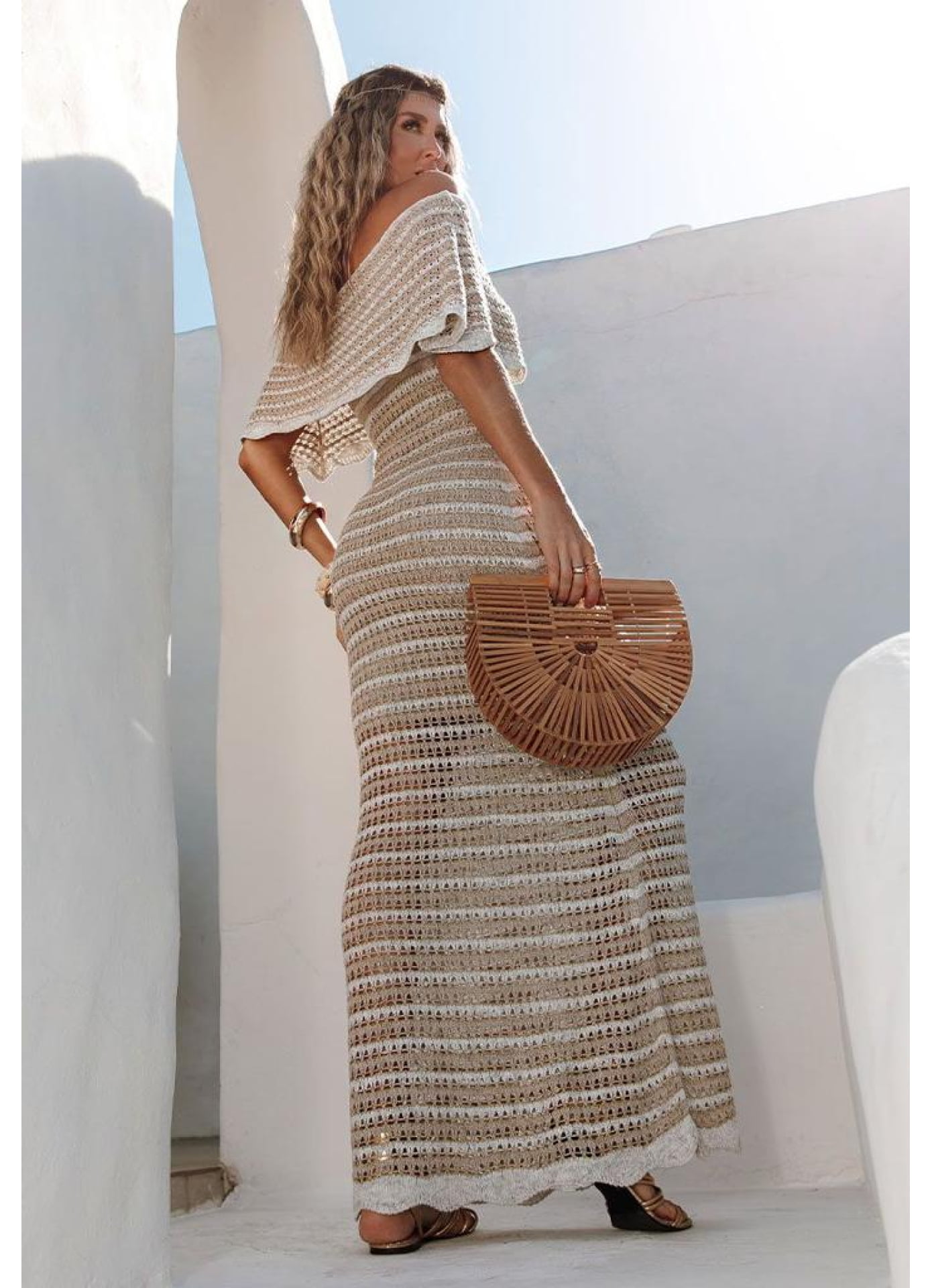 Vestido Búzios - cigana lurex