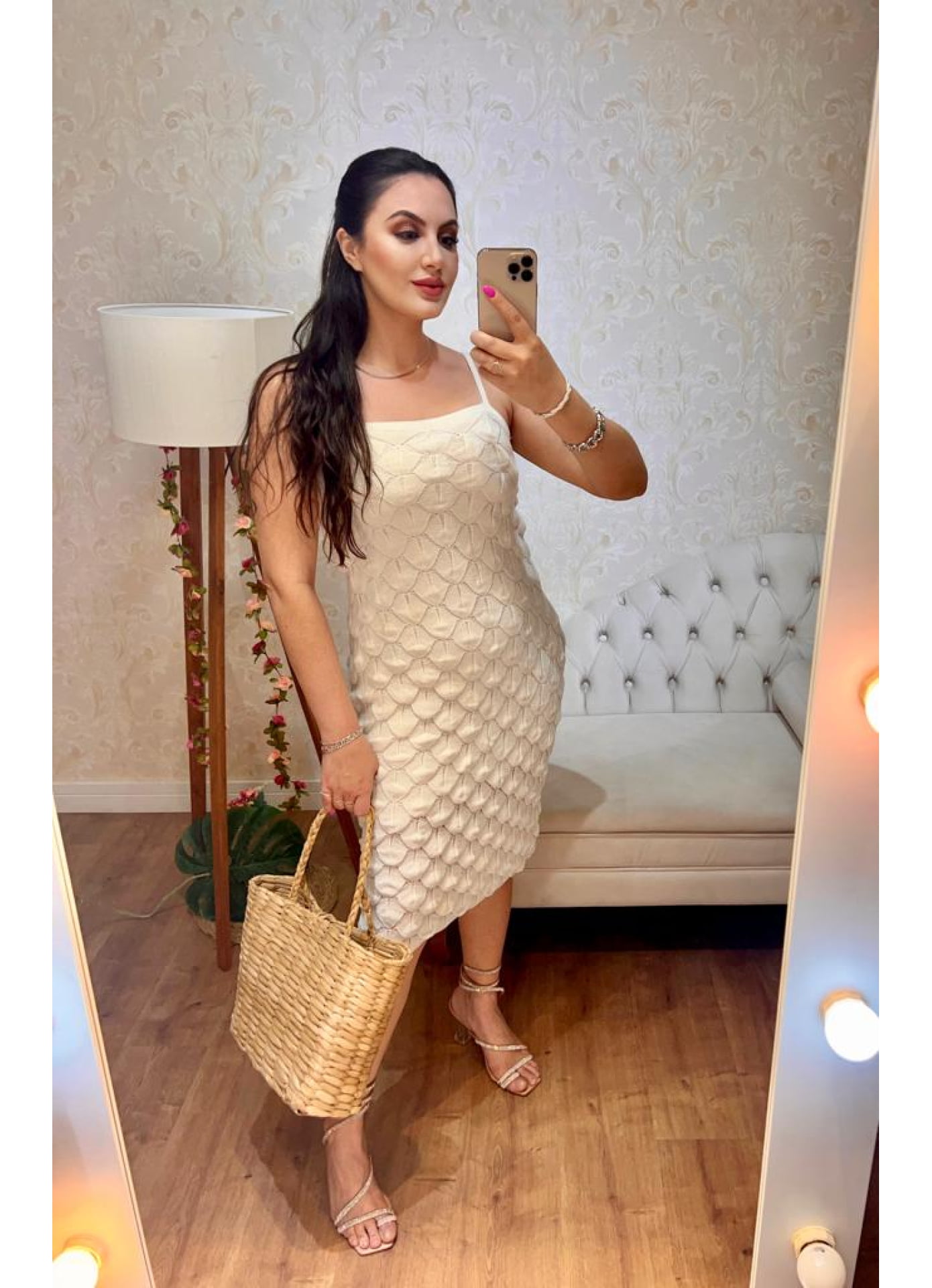 Vestido Juquehy - escama linha
