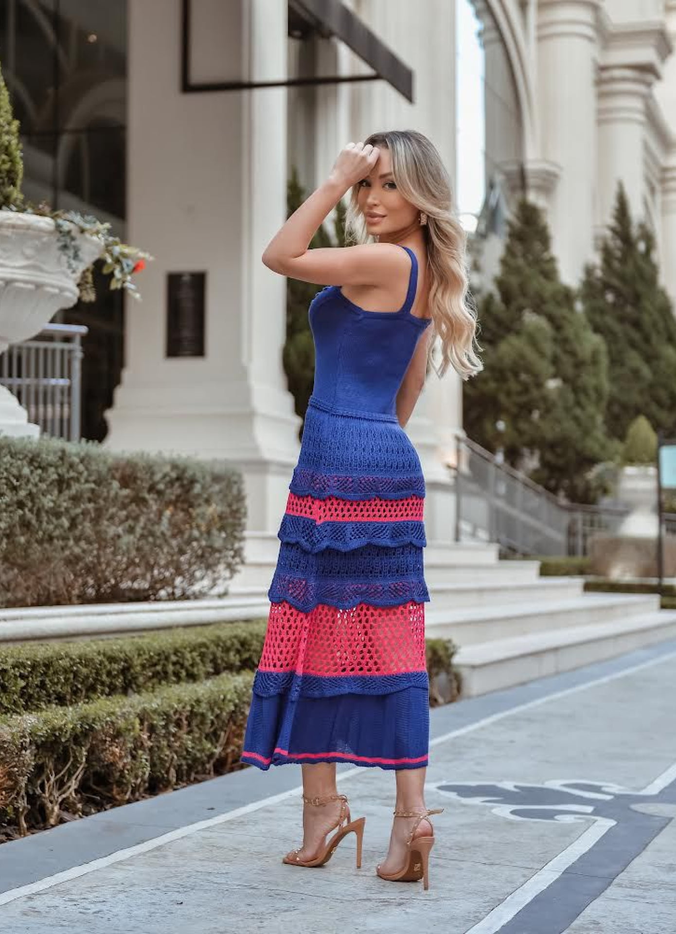 Vestido Laguna - trançado frente