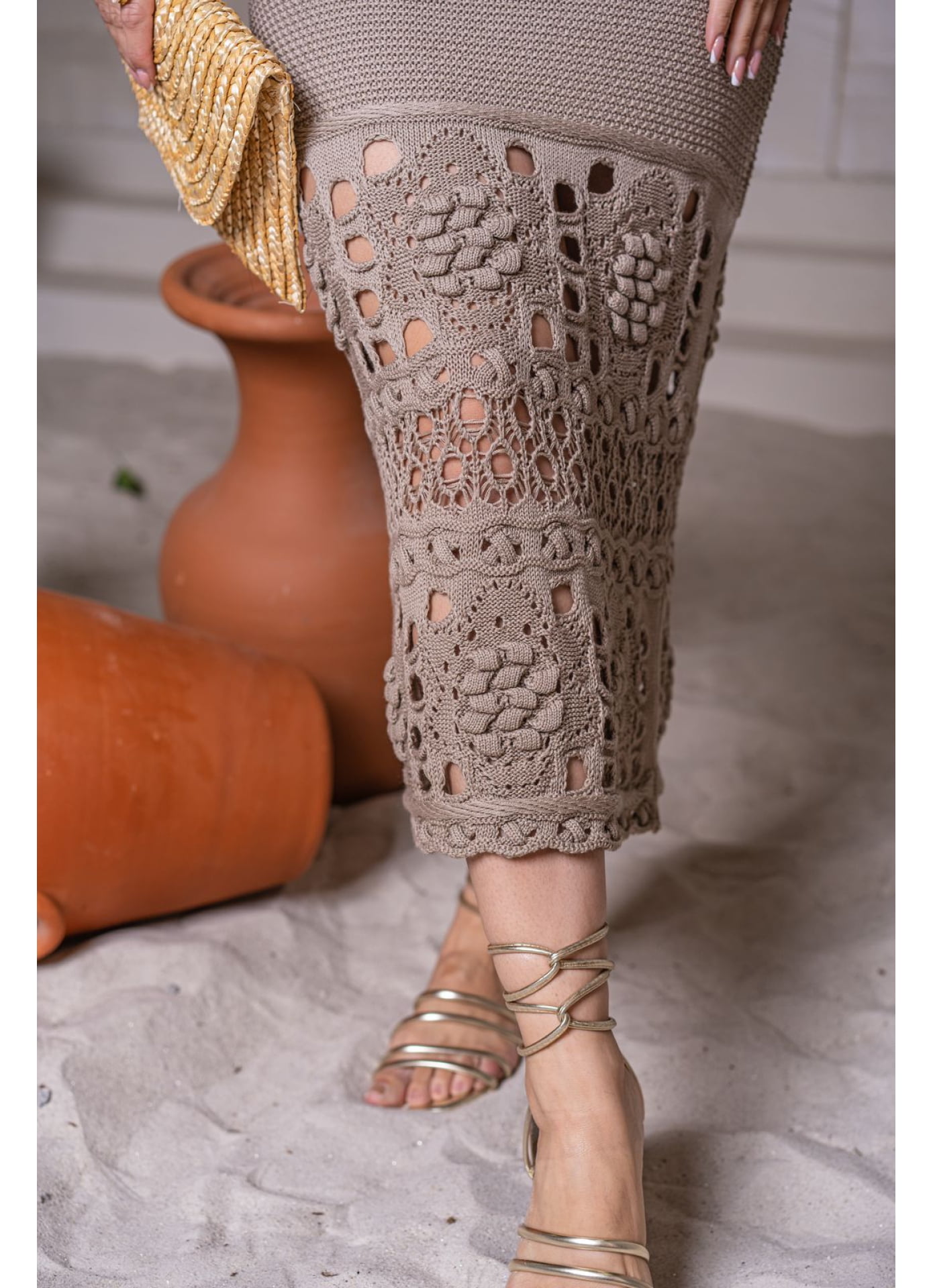 Vestido Noronha - corda trabalhado