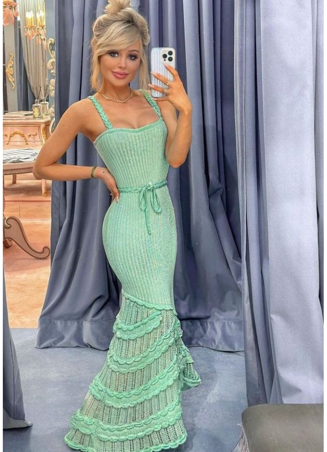 Vestido Paraty - assimétrico renda