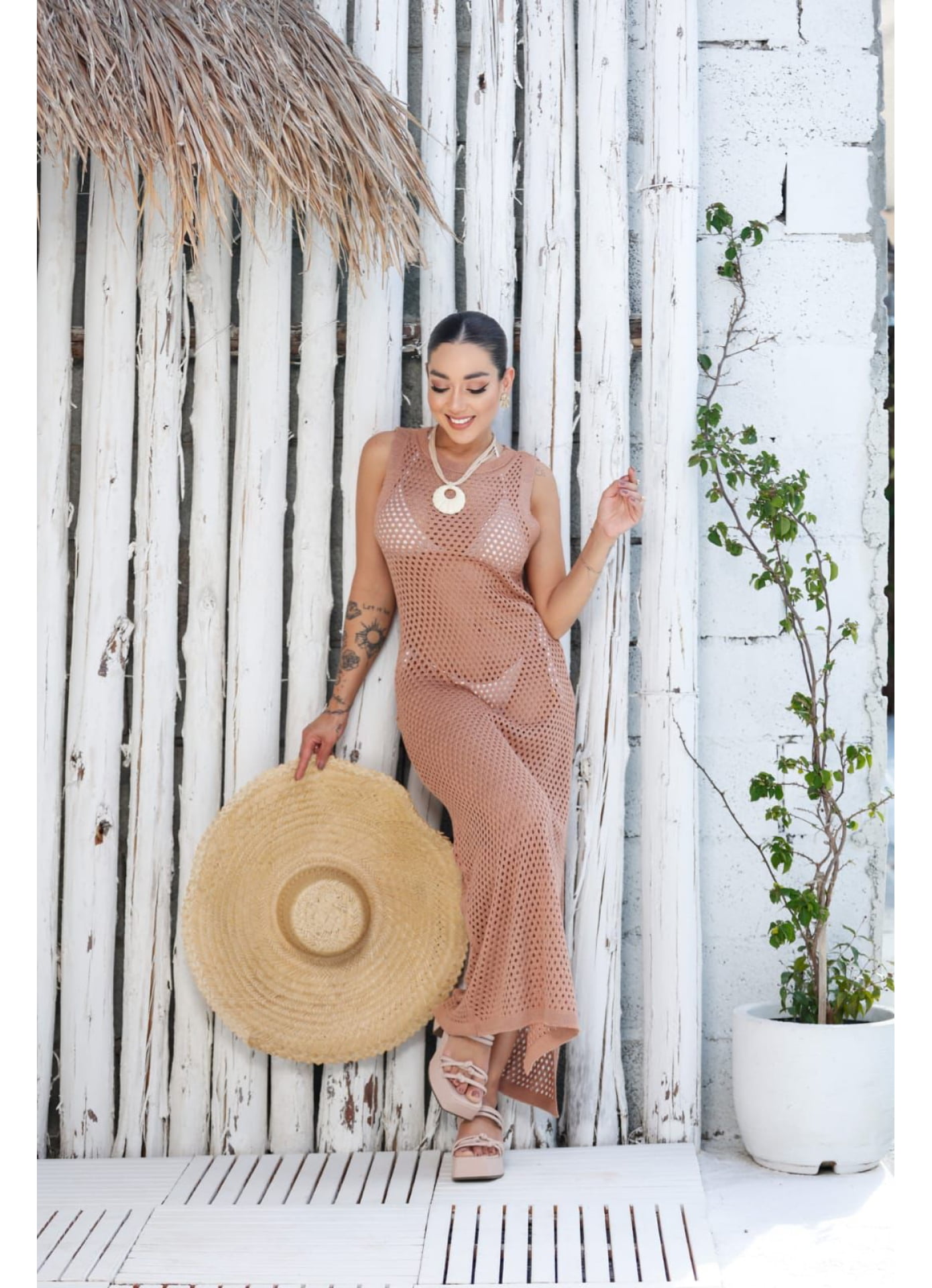 Vestido / Saída Atacama - telinha cinto