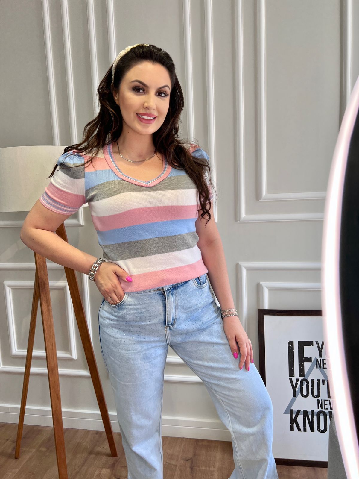 Tee Concórdia - listra larga