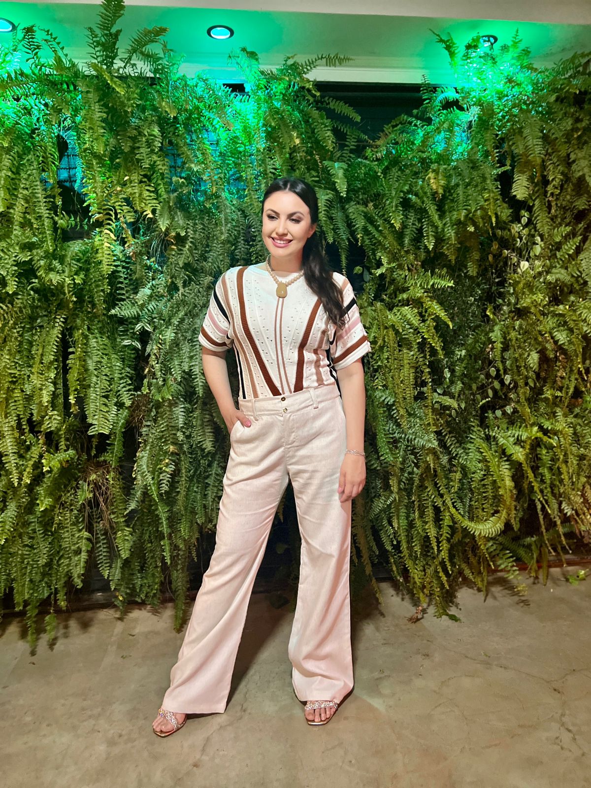 Calça Cannes - linho flare