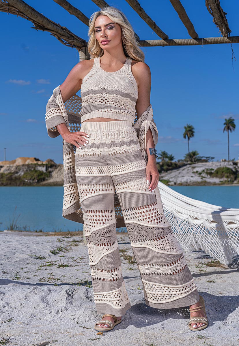 Calça Leblon - intarsia renda