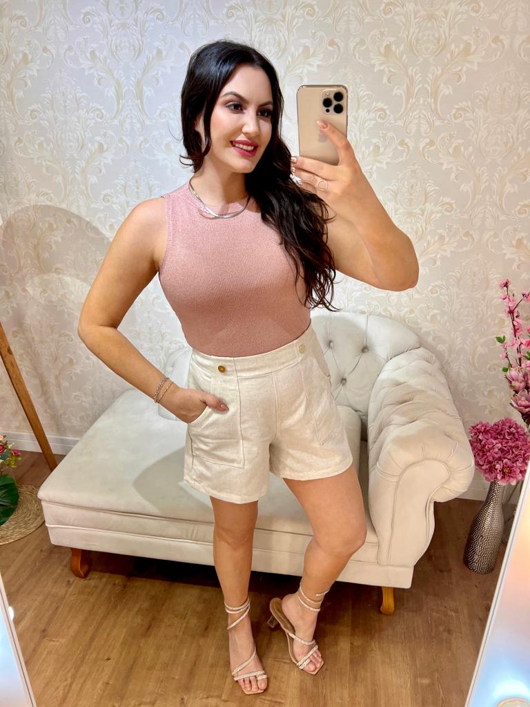 Shorts Versalhes - linho